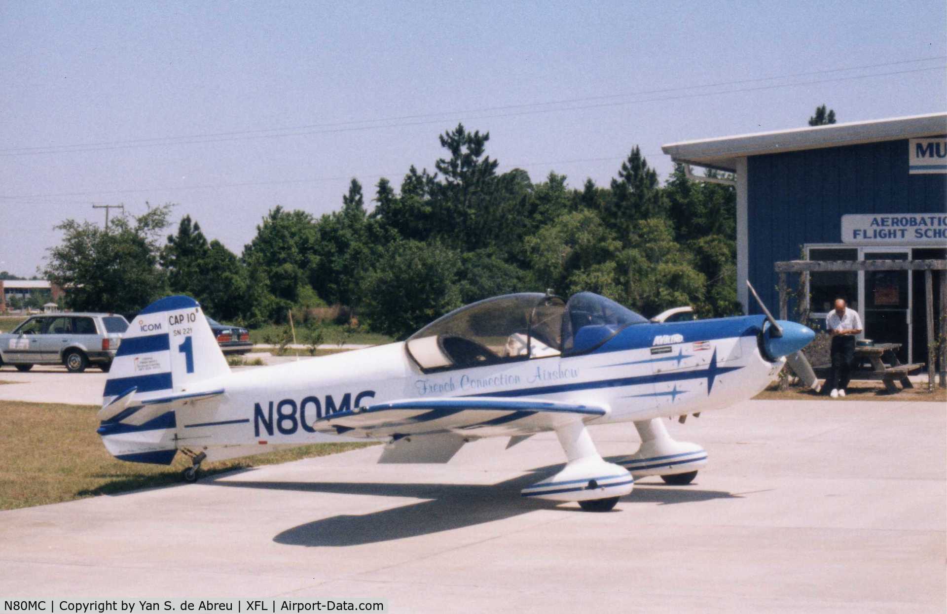 N80MC, Mudry CAP-10B C/N 221, At this time operated by Mudry Aviation.