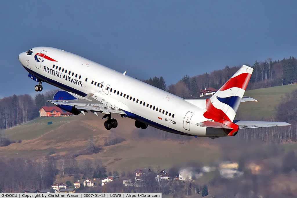 G-DOCU, 1992 Boeing 737-436 C/N 25854, British Airways