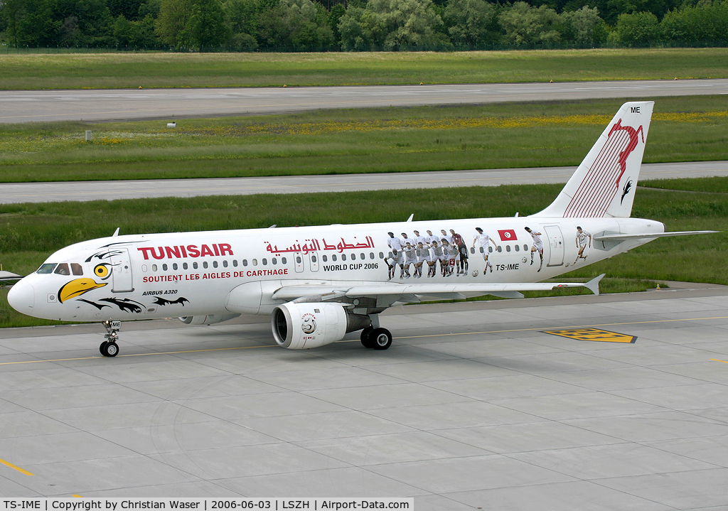 TS-IME, 1990 Airbus A320-211 C/N 123, TunisAir