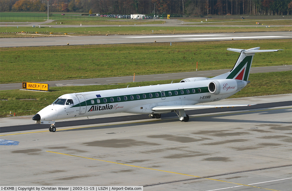 I-EXMB, 2000 Embraer ERJ-145LR (EMB-145LR) C/N 145330, Alitalia Express