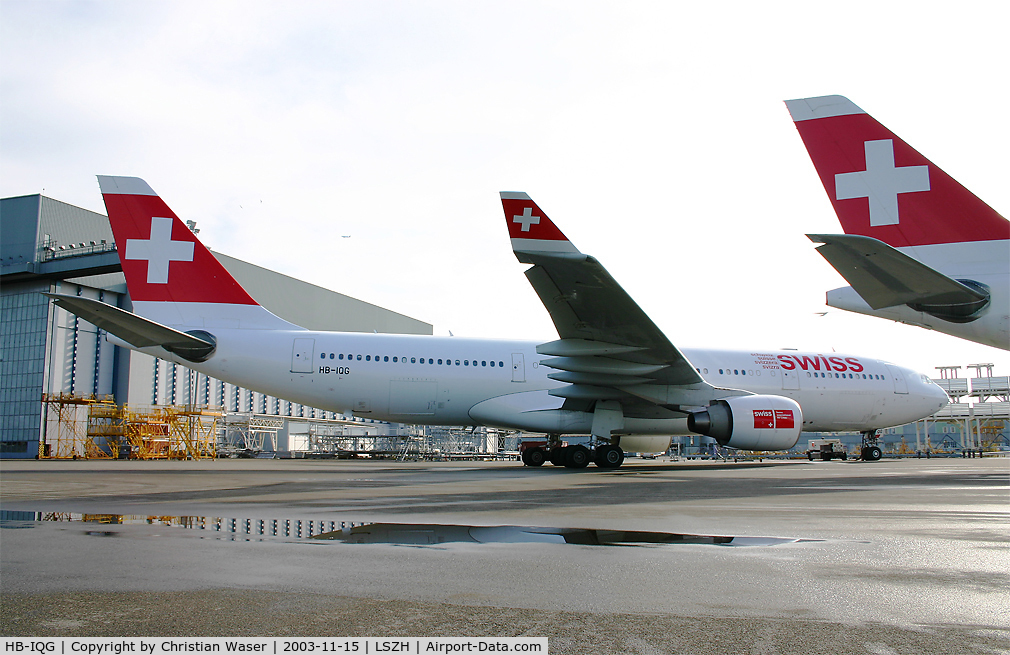 HB-IQG, 1999 Airbus A330-223 C/N 275, Swiss