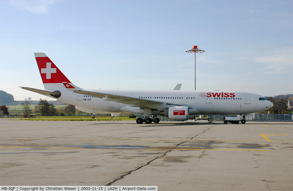 HB-IQF, 1999 Airbus A330-223 C/N 262, Swiss
