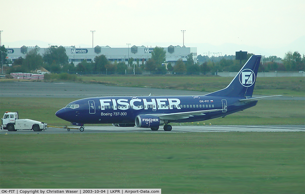OK-FIT, 1999 Boeing 737-36N C/N 28590, Fischer Air