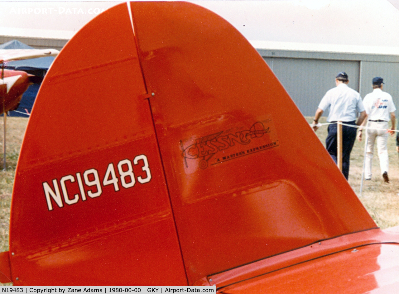 N19483, 1938 Cessna C-165 Airmaster C/N 453, At Arlington Municipal