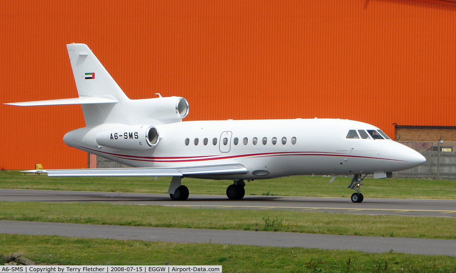 A6-SMS, 2007 Dassault 900DX C/N 616, This registration has now been re-used on a Falcon 900DX  msn 616