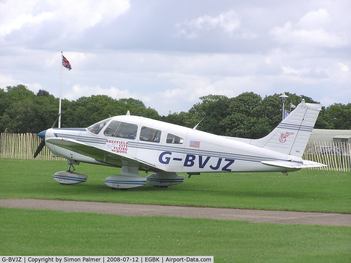 G-BVJZ, 1978 Piper PA-28-161 Cherokee Warrior II C/N 28-7816248, PA-28 at Sywell
