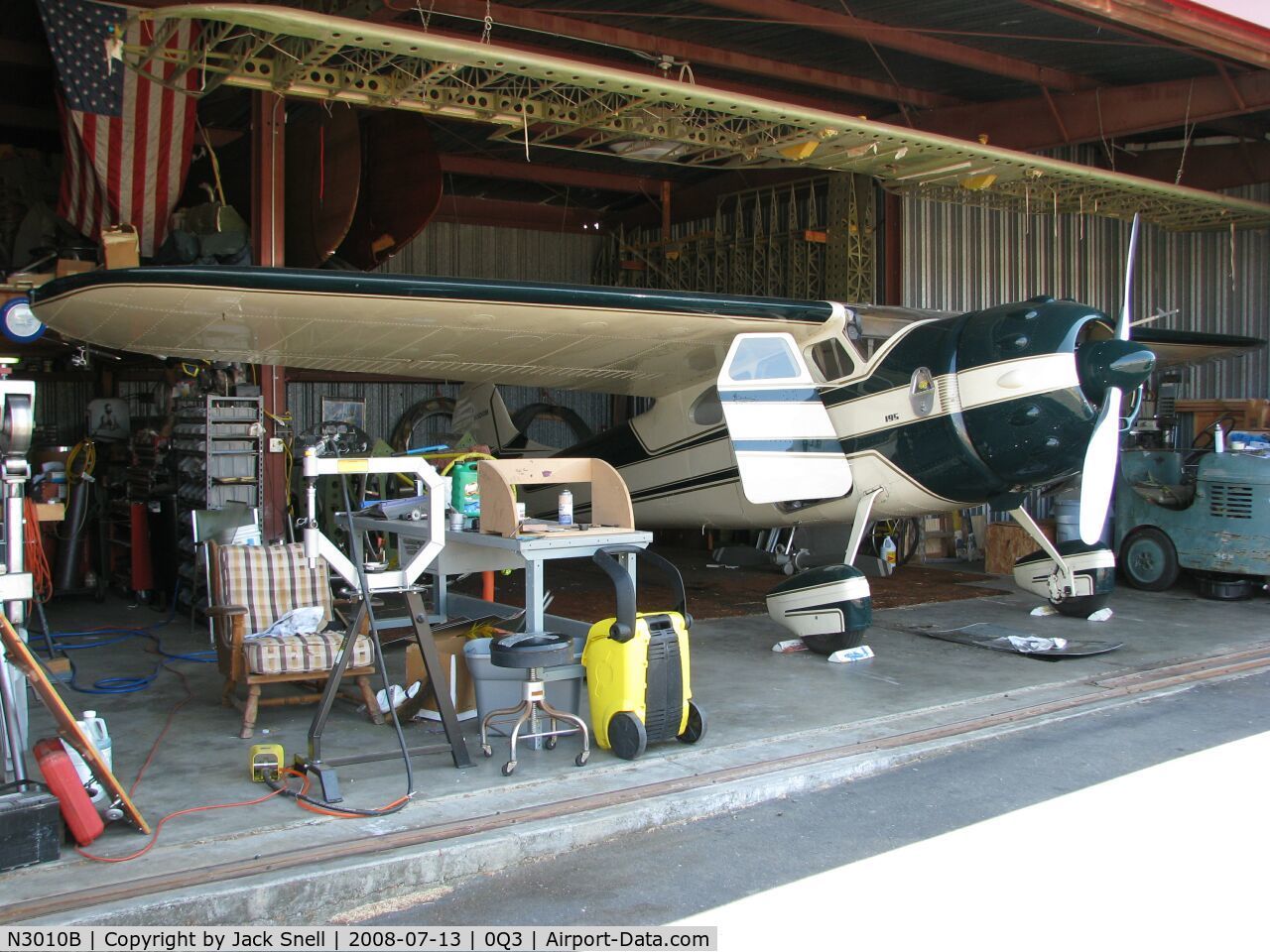 N3010B, 1952 Cessna 195B Businessliner C/N 7893, Taken at the Schellville Antique Aerodrome Display Weekend