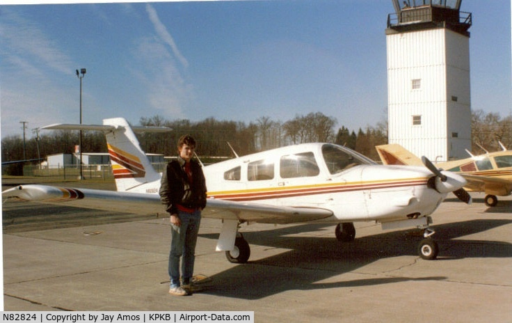 N82824, Piper PA-28RT-201 Arrow IV C/N 28R-8118017, At Rambar Aviation Circa 1986