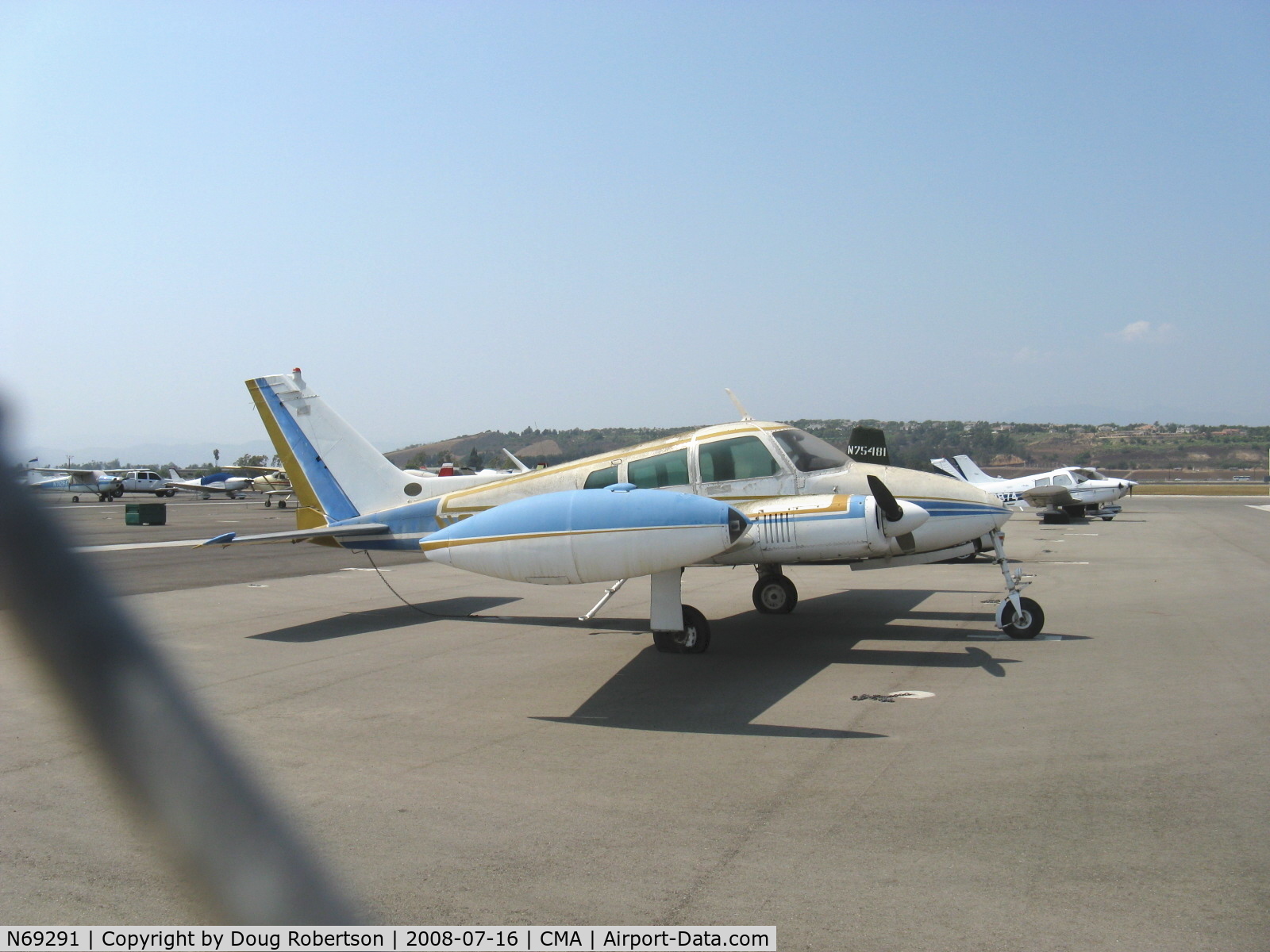 N69291, 1961 Cessna 310F C/N 310-0030, 1961 Cessna 310F, two Continental IO-470-D 260 Hp each