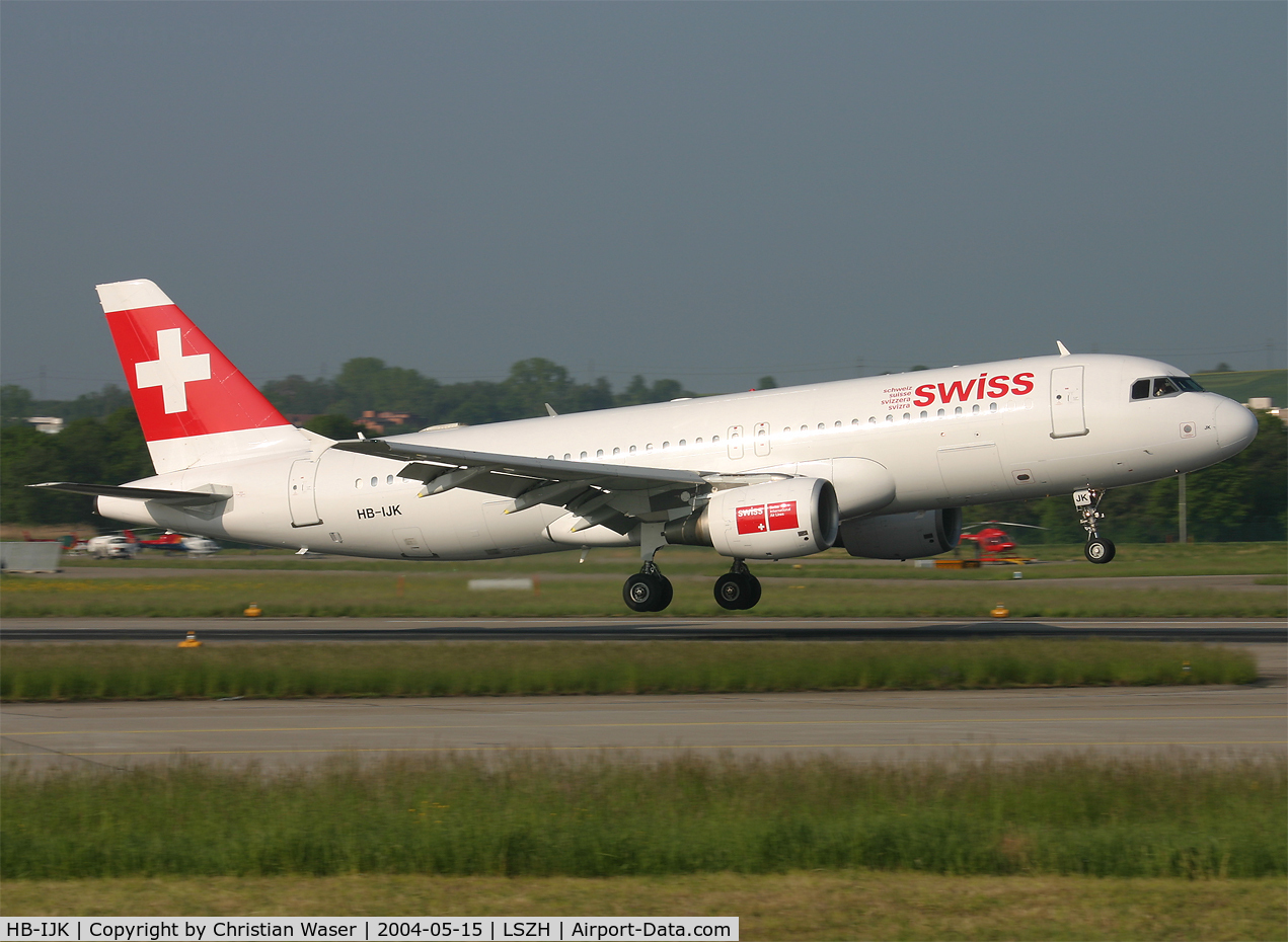 HB-IJK, 1996 Airbus A320-214 C/N 596, Swiss