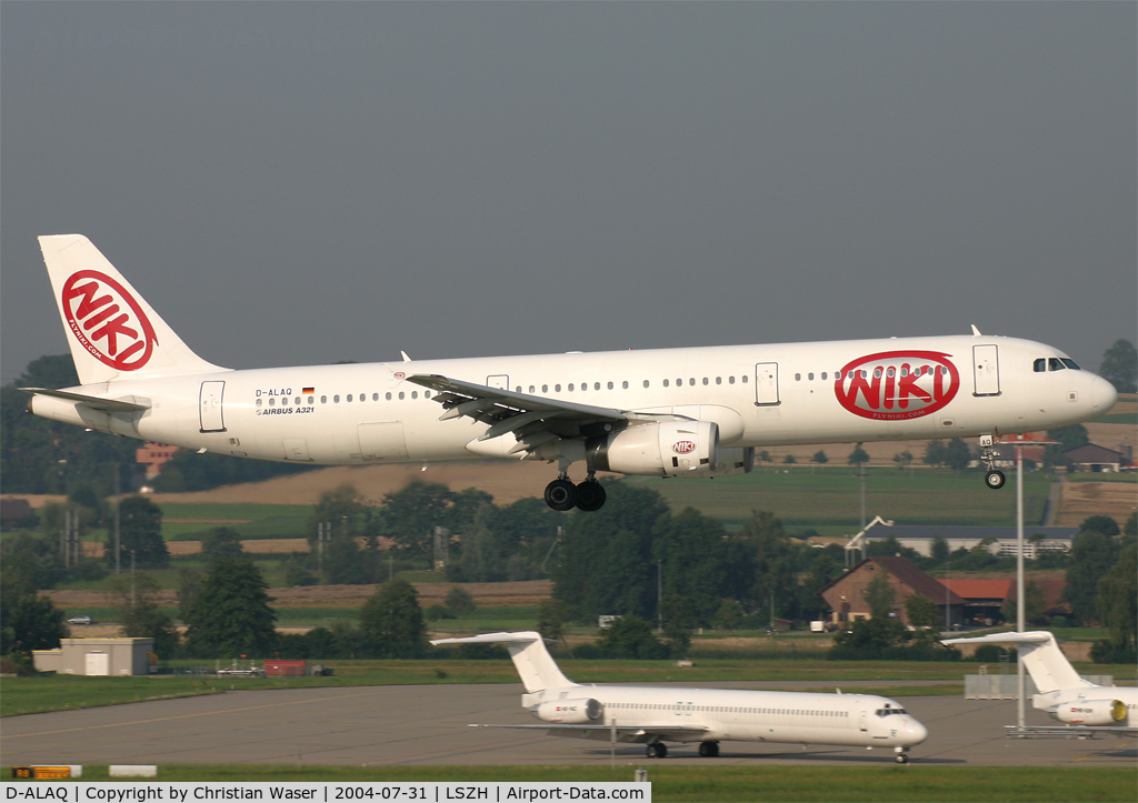 D-ALAQ, 2001 Airbus A321-231 C/N 1438, Flyniki