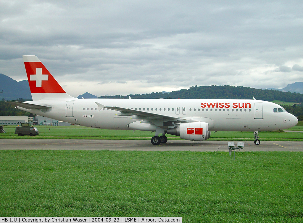 HB-IJU, 2003 Airbus A320-214 C/N 1951, Swiss Sun