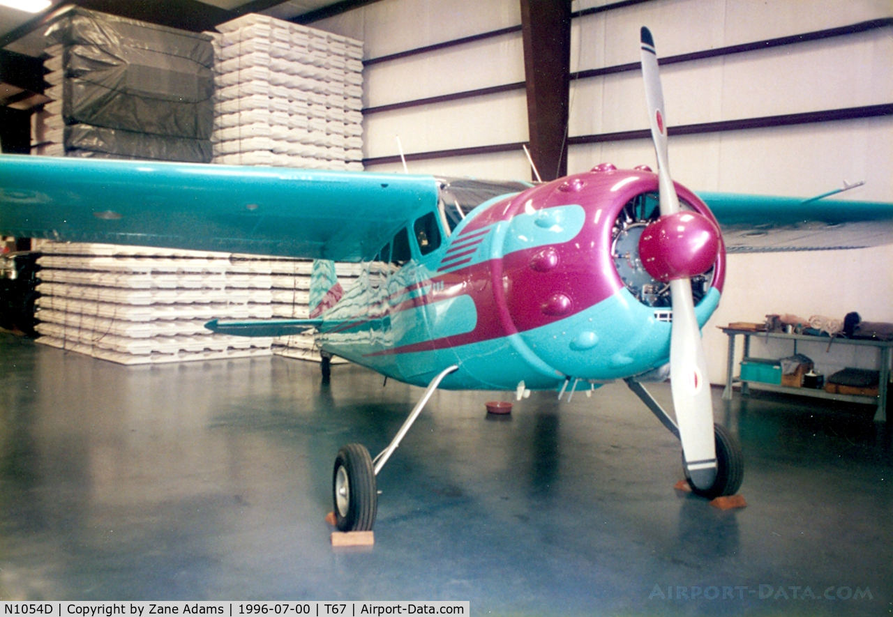 N1054D, 1951 Cessna 195A C/N 7666, At Hicks Field, Ft. Worth, TX
