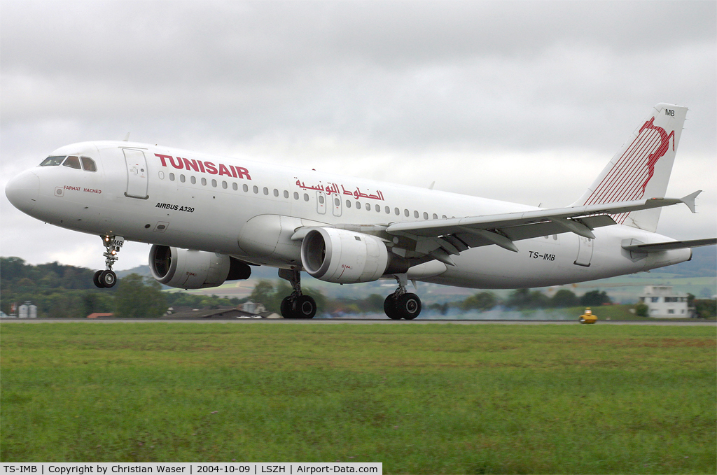 TS-IMB, 1990 Airbus A320-211 C/N 0119, TunisAir
