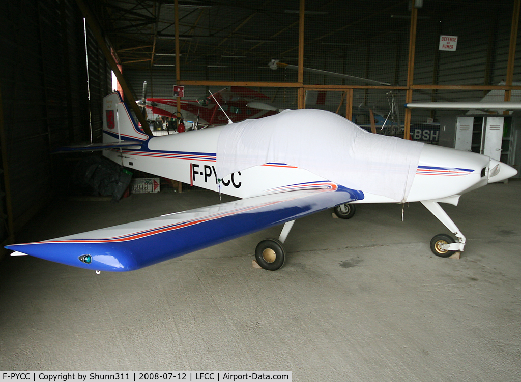 F-PYCC, Quercy CQR-01 C/N 08, Inside Airclub's hangard
