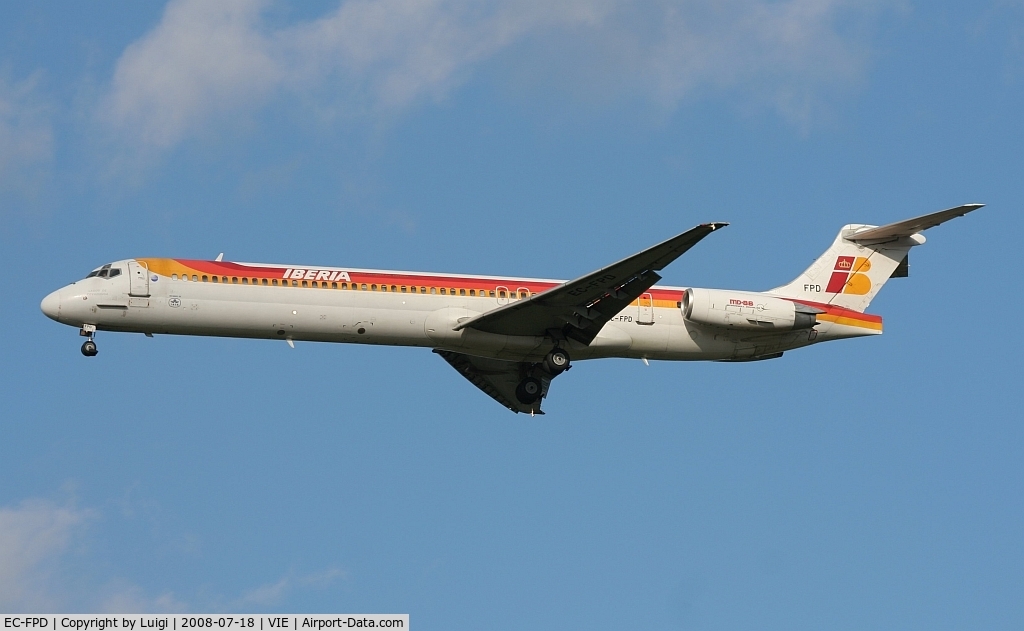 EC-FPD, 1992 McDonnell Douglas MD-88 C/N 53309, Iberia
