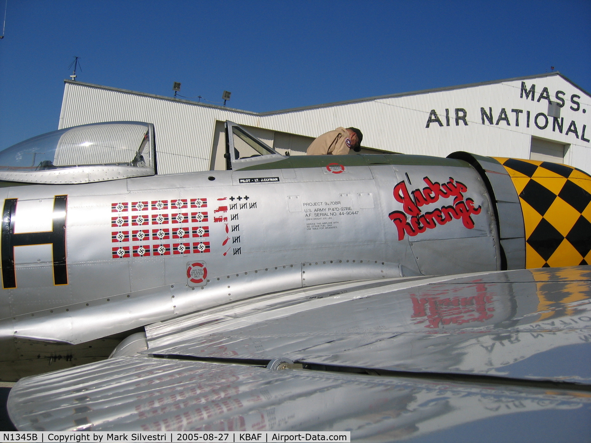 N1345B, 1945 Republic P-47D Thunderbolt C/N 399-55592, Barnes 2005