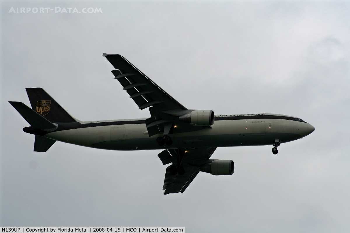 N139UP, 2001 Airbus A300F4-622R(F) C/N 0822, UPS A300