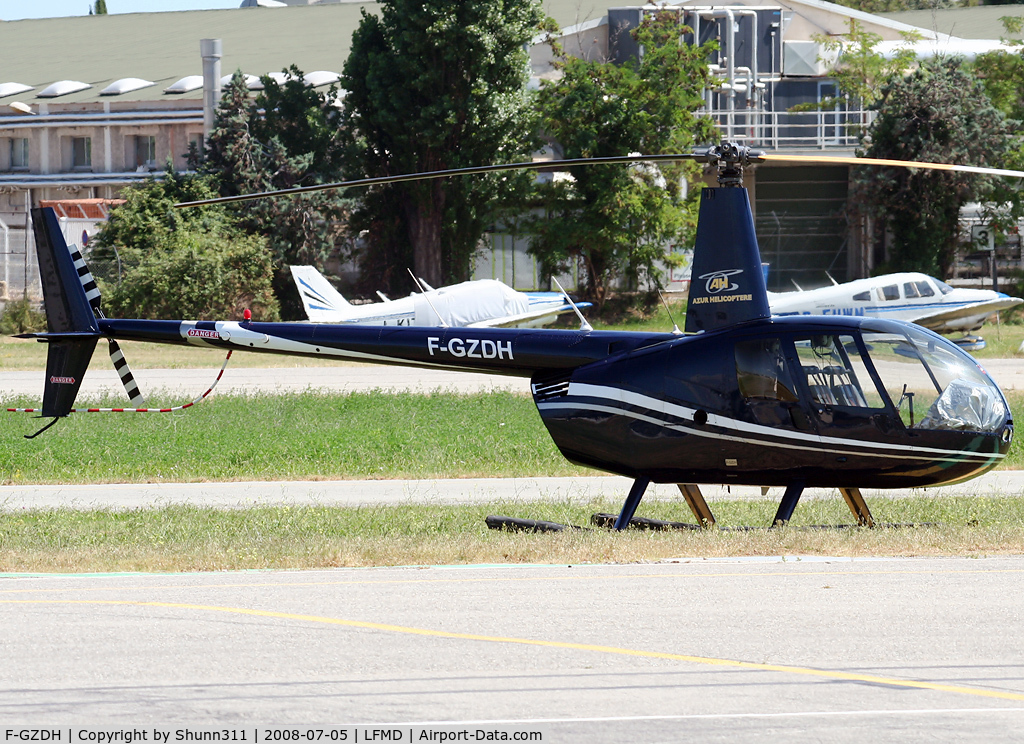 F-GZDH, Robinson R44 Clipper II C/N 10871, Parked here...