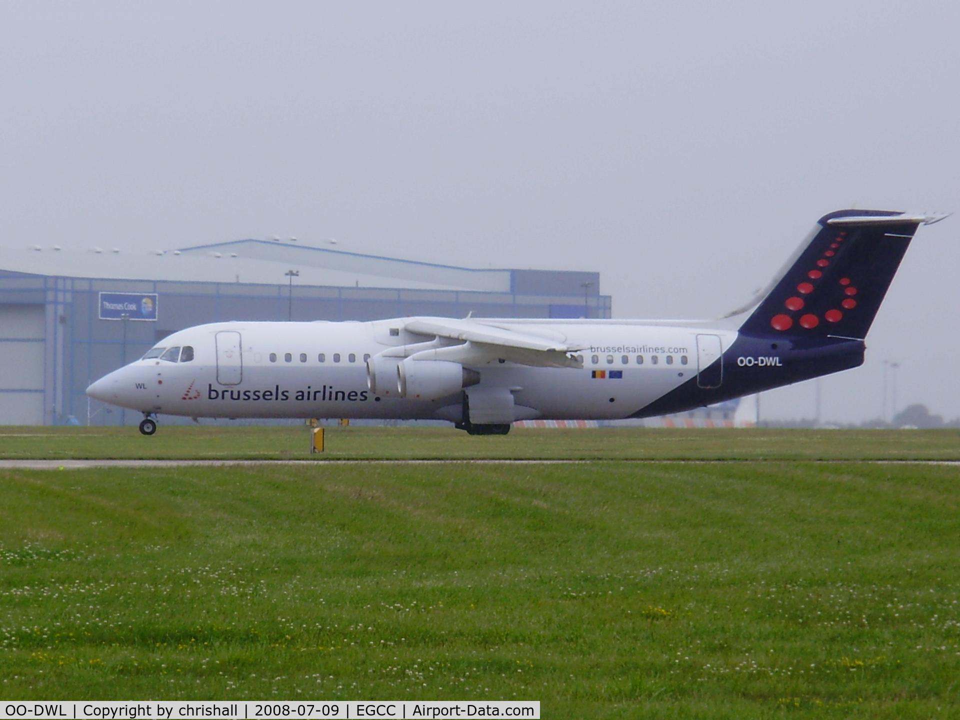OO-DWL, 1999 British Aerospace Avro 146-RJ100 C/N E3361, Brussels Airlines