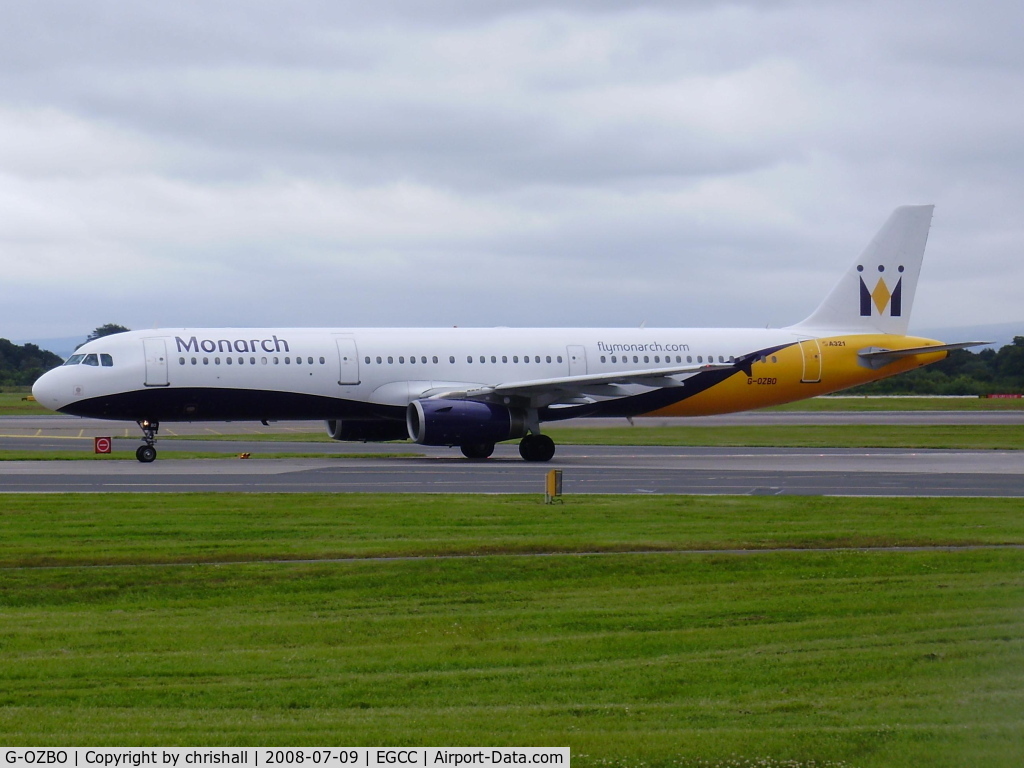 G-OZBO, 2000 Airbus A321-231 C/N 1207, Monarch Airlines