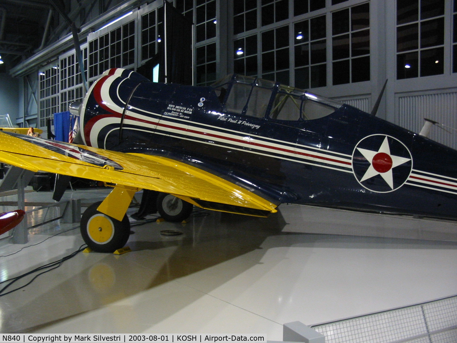 N840, 1940 North American P-64 C/N 68-3061, Oshkosh 2003