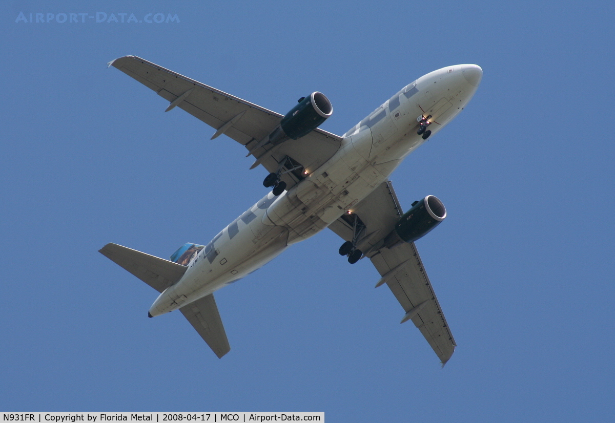 N931FR, 2004 Airbus A319-111 C/N 2253, Jo Jo Black Bear Cub