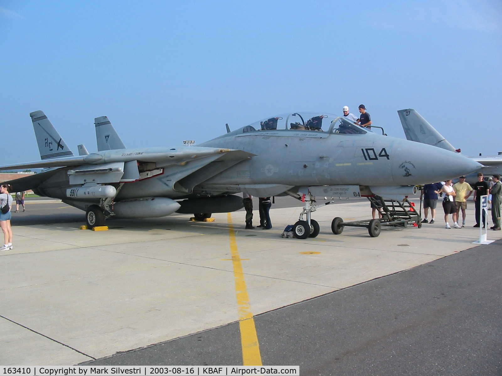 163410, Grumman F-14B Tomcat C/N 594, Westfield, MA 2003