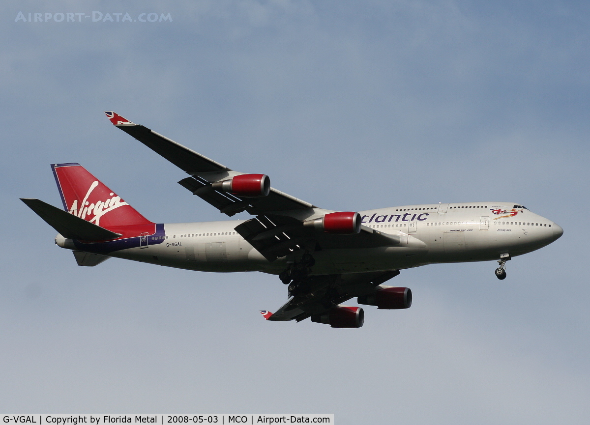 G-VGAL, 2001 Boeing 747-443 C/N 32337, Virgin Atlantic 747-400 arriving from MAN