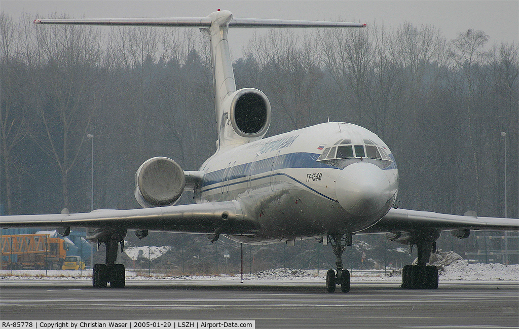 RA-85778, 1993 Tupolev Tu-154M C/N 93A962, Gazpromavia