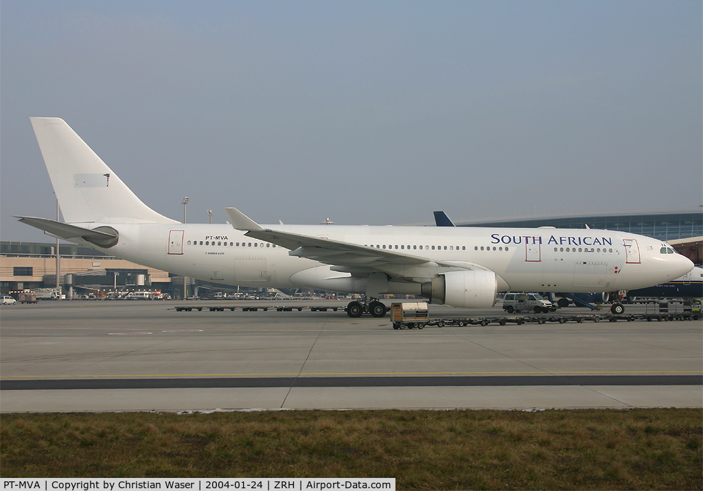 PT-MVA, 1998 Airbus A330-223 C/N 232, South African