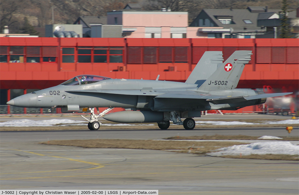 J-5002, McDonnell Douglas F/A-18C Hornet C/N 1315/SFC002, Swiss Air Force