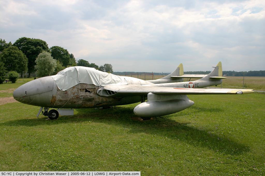 5C-YC, De Havilland DH-115 Vampire T.55 C/N 15797, Austria Air Force