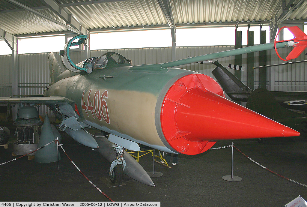 4406, Mikoyan-Gurevich MiG-21MF C/N 964406, Hungary Air Force