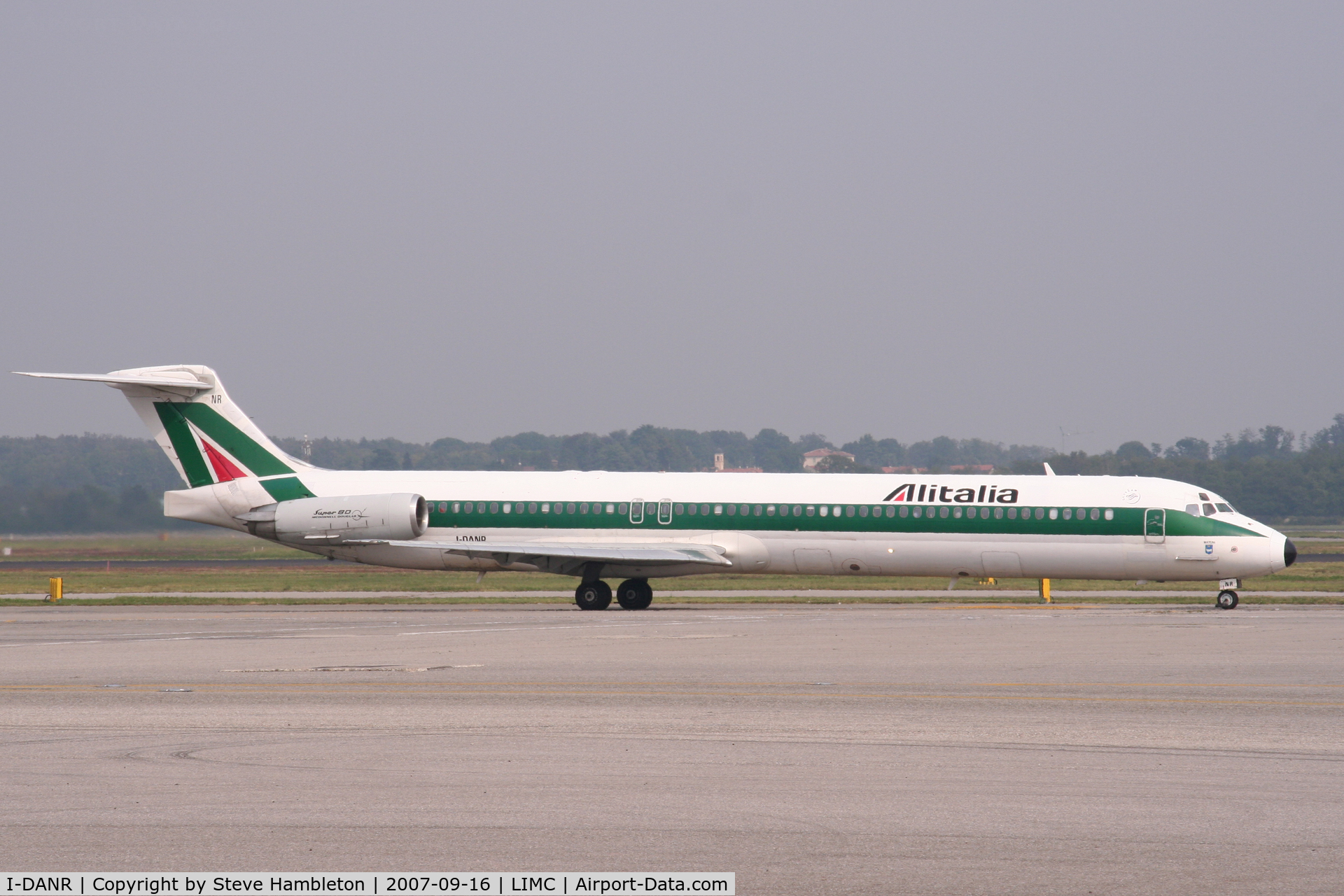 I-DANR, 1992 McDonnell Douglas MD-82 (DC-9-82) C/N 53203, At Milan Malpensa