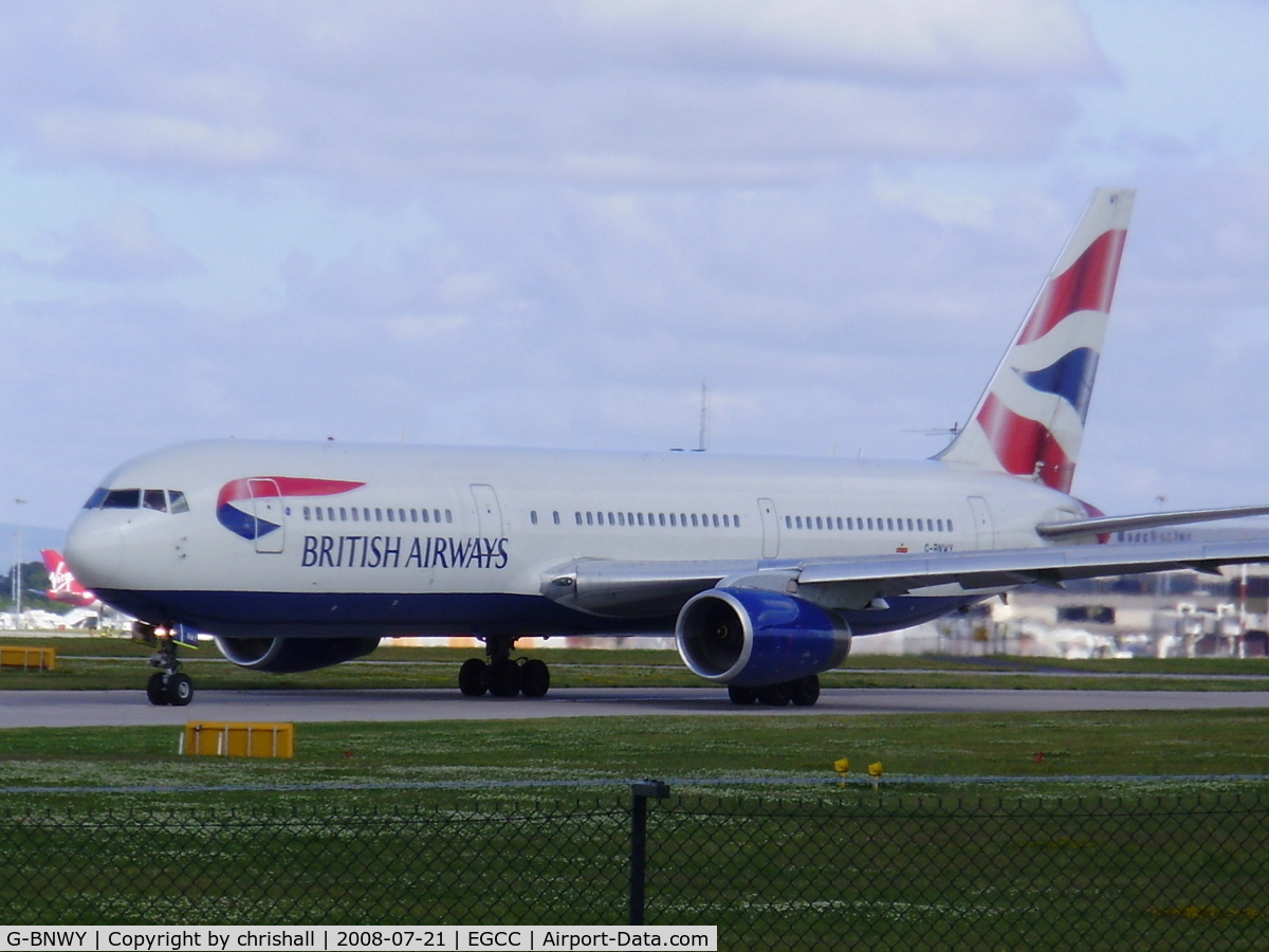 G-BNWY, 1996 Boeing 767-336 C/N 25834, British Airways