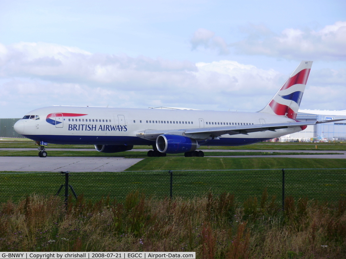 G-BNWY, 1996 Boeing 767-336 C/N 25834, British Airways