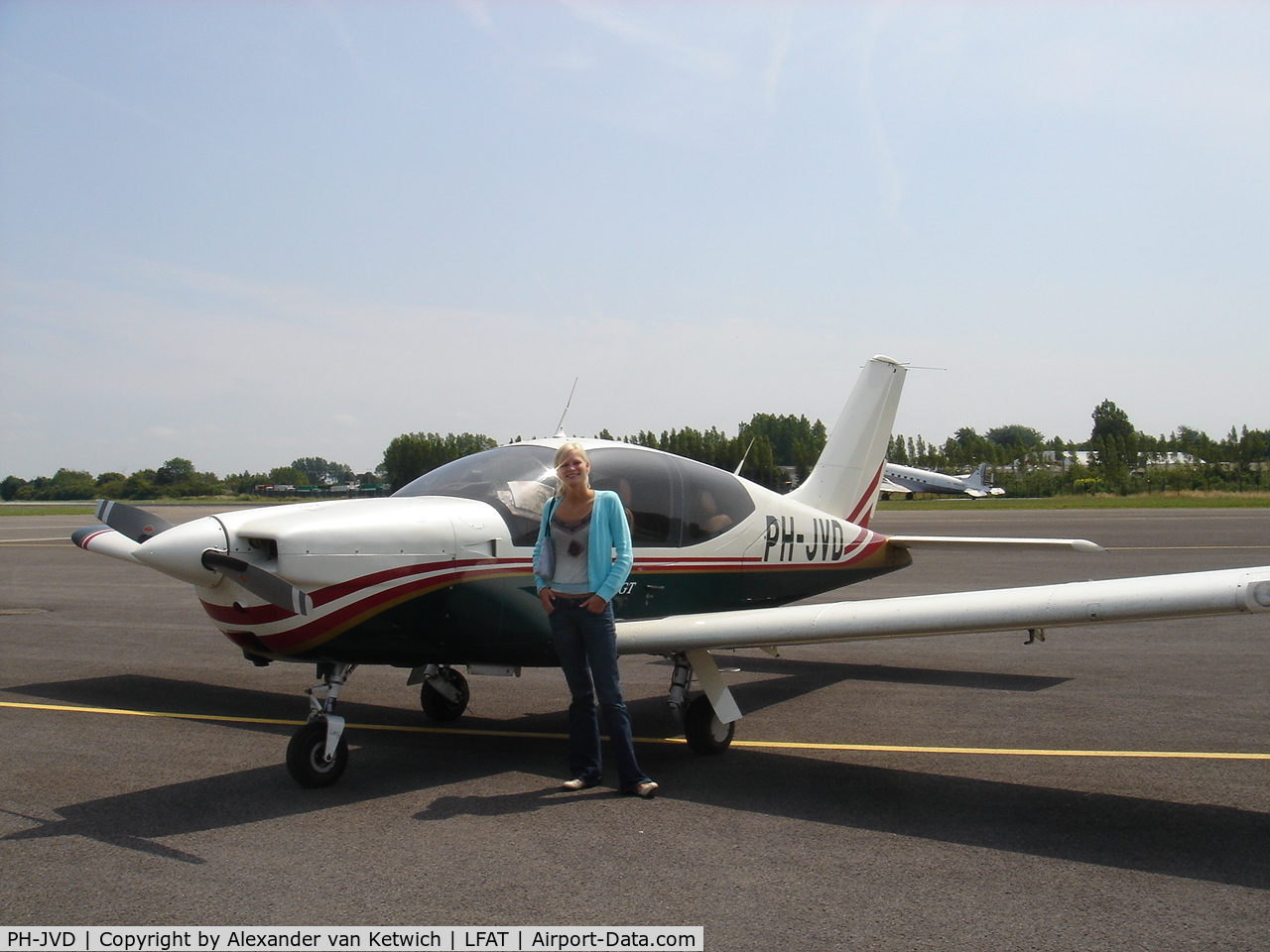 PH-JVD, Socata TB-20 GA C/N 2052, With my daughter Kirsten at Le Touquet, France