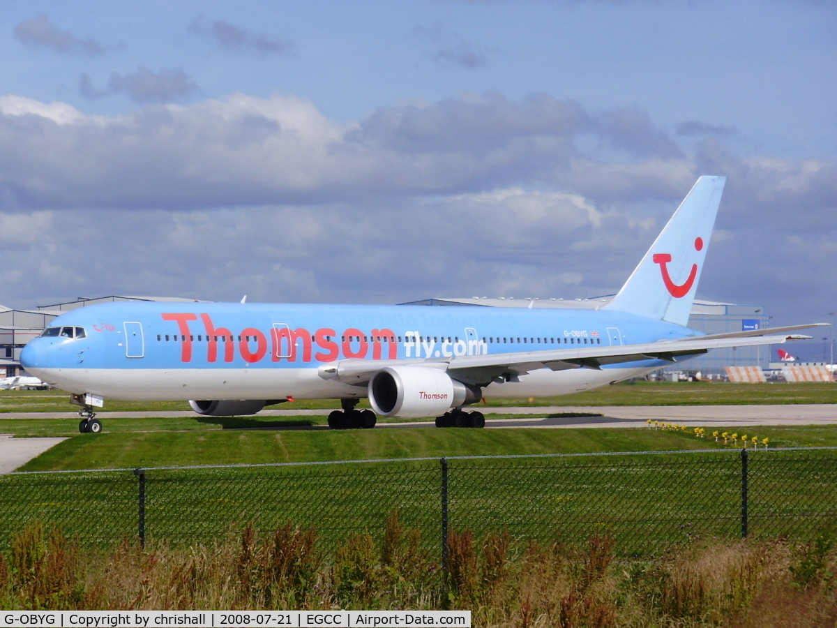 G-OBYG, 1999 Boeing 767-304 C/N 29137, Thomson