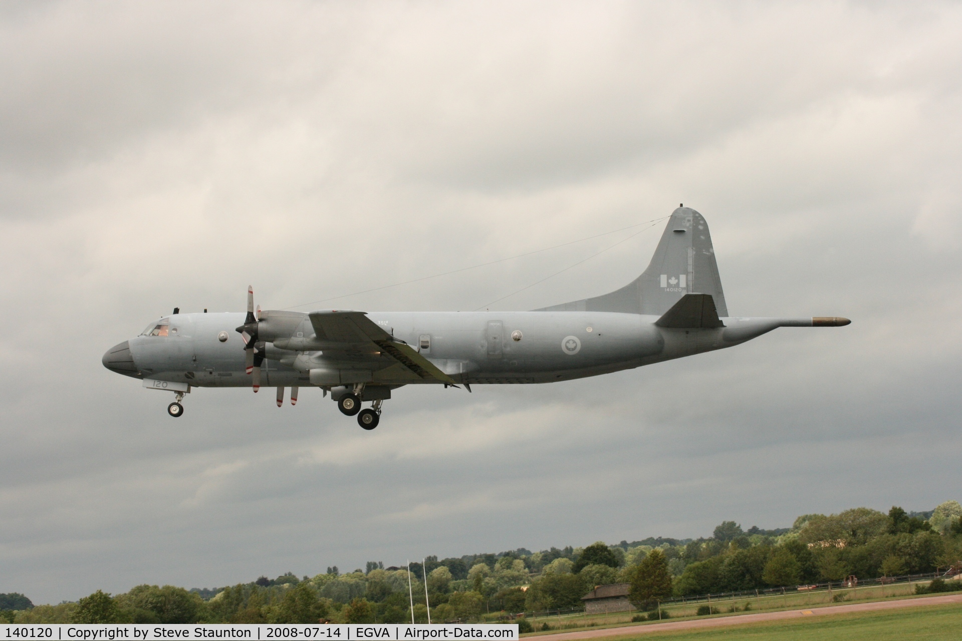 140120, Lockheed CP-140A Arcturus C/N 285L-5829, Taken at the Royal International Air Tattoo 2008 during arrivals and departures (show days cancelled due to bad weather)