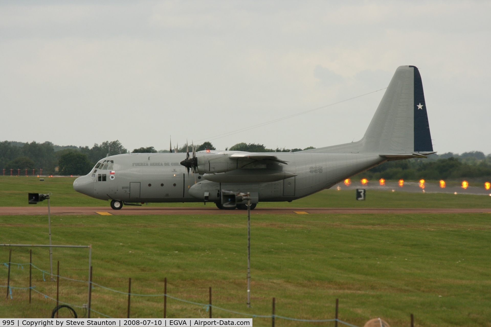 995, 1971 Lockheed C-130H Hercules C/N 382-4453, Taken at the Royal International Air Tattoo 2008 during arrivals and departures (show days cancelled due to bad weather)