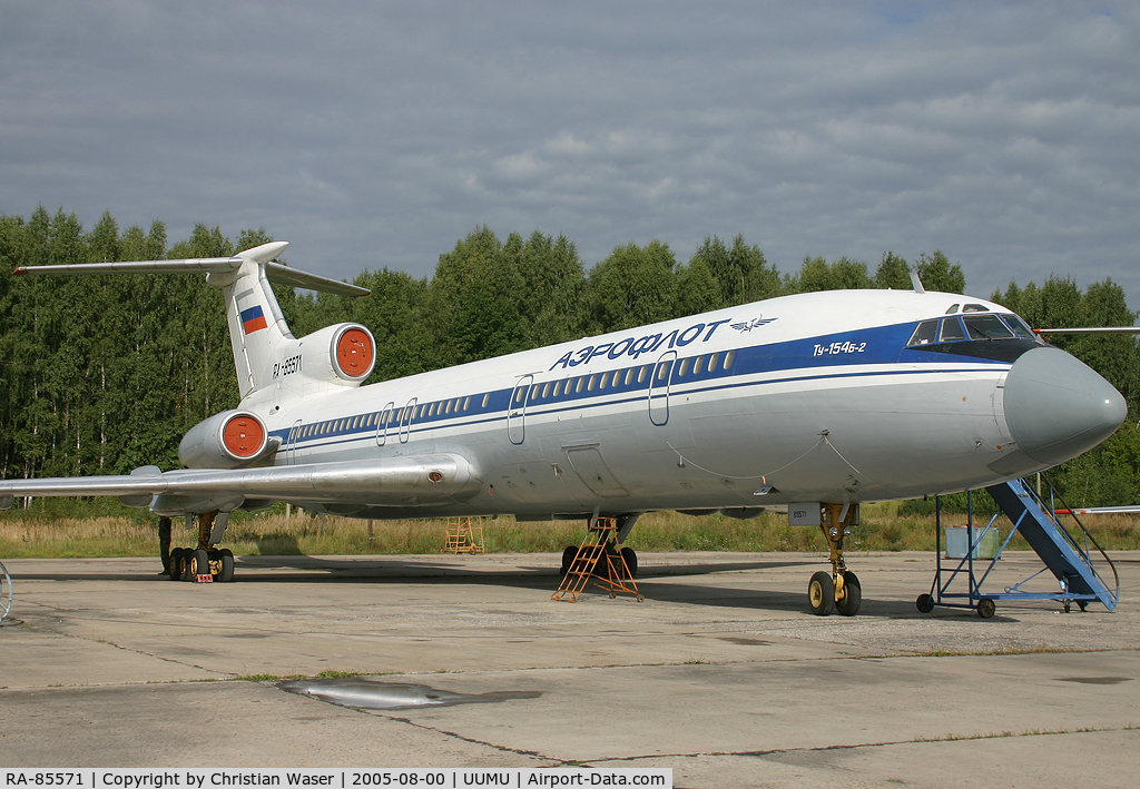 RA-85571, 1983 Tupolev Tu-154B-2 C/N 83A571, Aeroflot