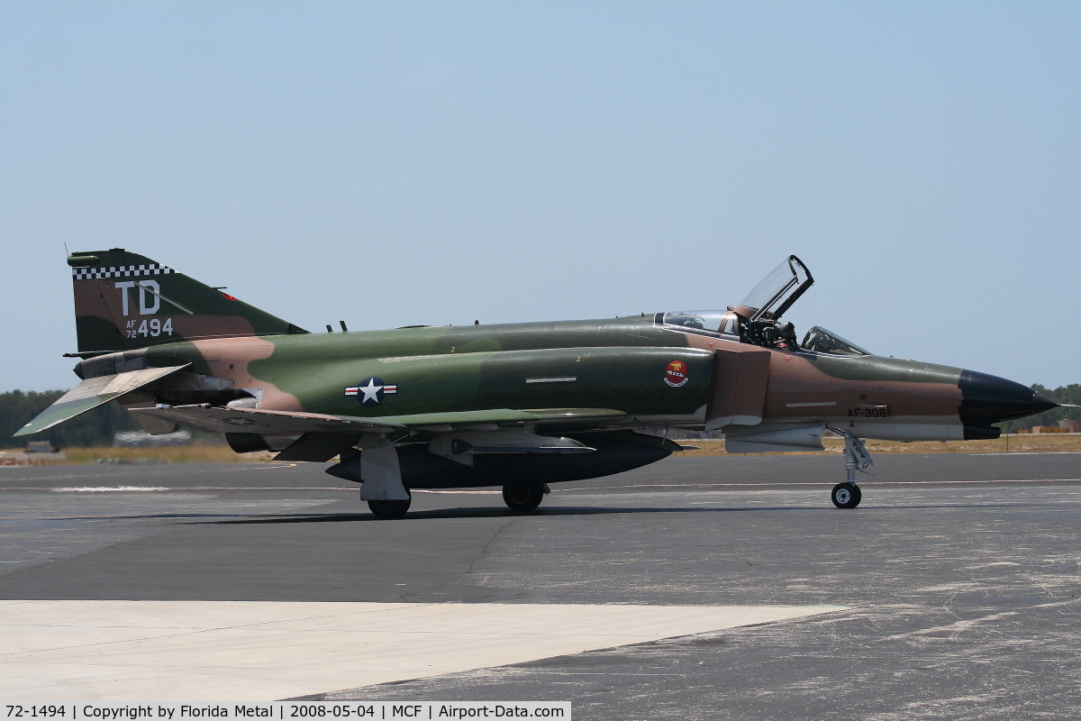 72-1494, McDonnell Douglas QF-4E Phantom II C/N 4498, F-4 Phantom