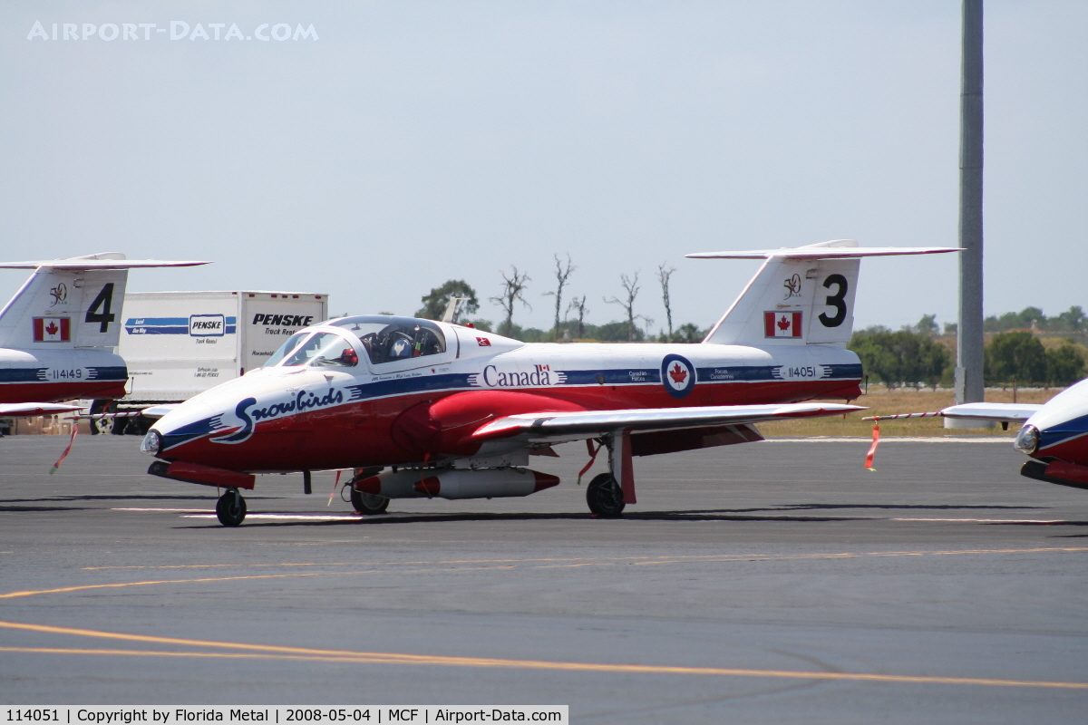 114051, Canadair CT-114 Tutor C/N 1051, Snowbird #3