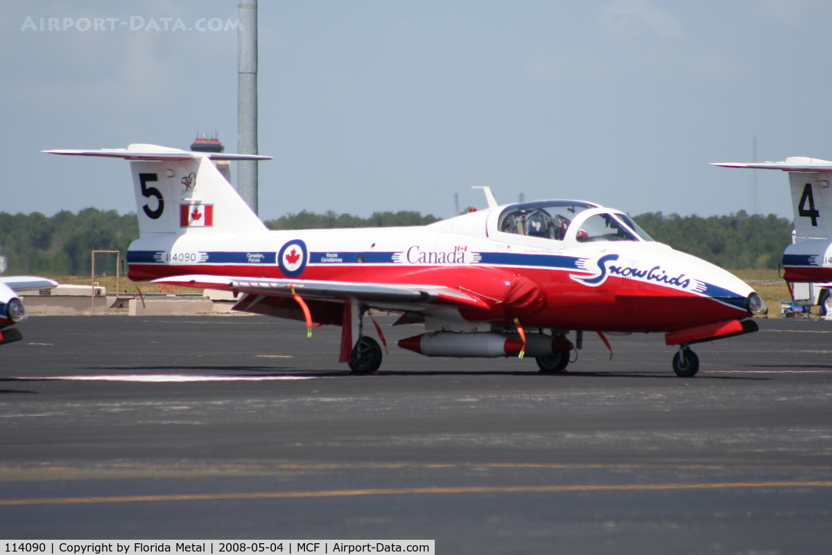 114090, Canadair CT-114 Tutor C/N 1090, Snowbird #5