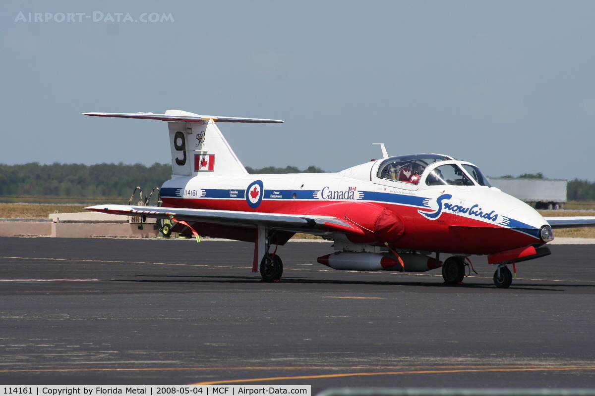 114161, Canadair CT-114 Tutor C/N 1161, Snowbird #9