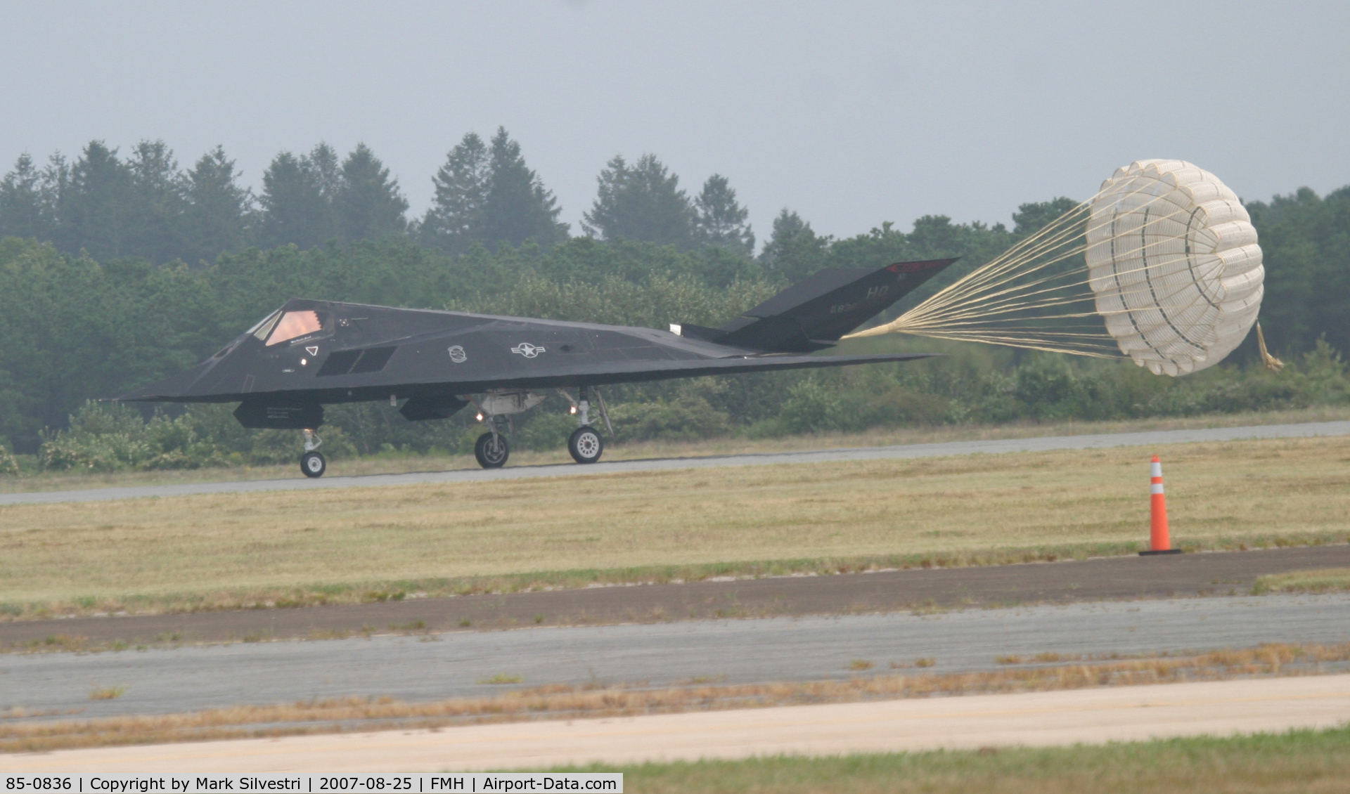 85-0836, 1985 Lockheed F-117A Nighthawk C/N A.4058, Otis ANGB 2007