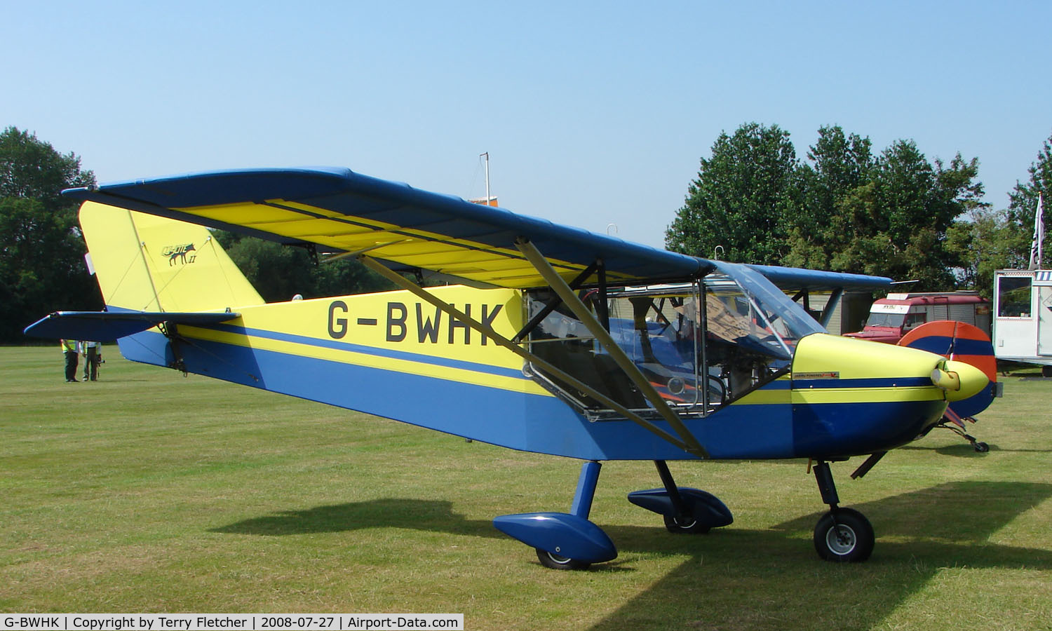 G-BWHK, 1995 Rans S-6-116 Coyote II C/N PFA 204A-12908, Rans S6-116 - a visitor to Baxterley Wings and Wheels 2008 , a grass strip in rural Warwickshire in the UK