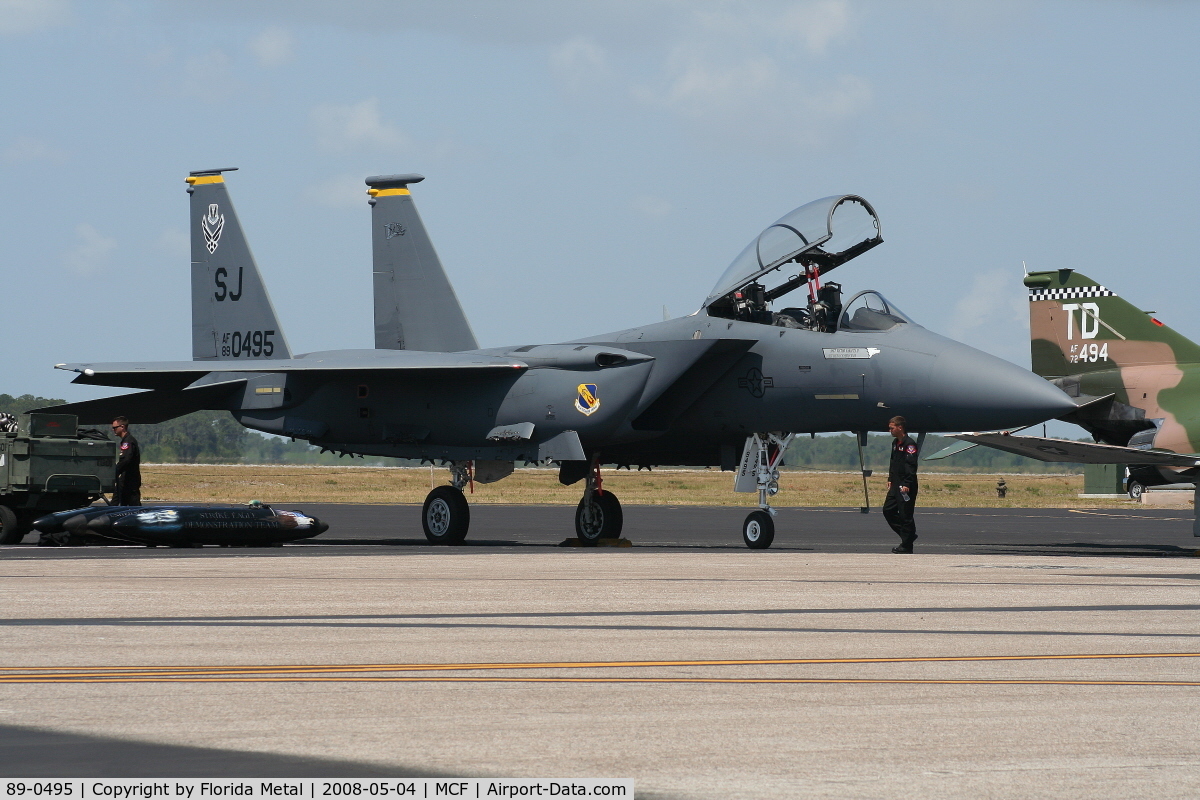 89-0495, 1989 McDonnell Douglas F-15E Strike Eagle C/N 1142/E117, F-15E Eagle