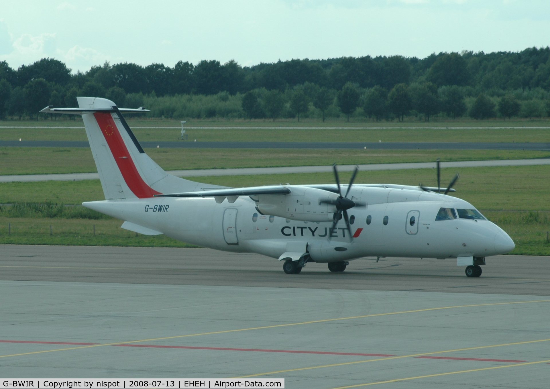 G-BWIR, 1995 Dornier 328-100 C/N 3023, Now flying in Cityjet colours.